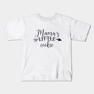 Mama's Little Cookie cute baby shower toddler gift Kids T-Shirt